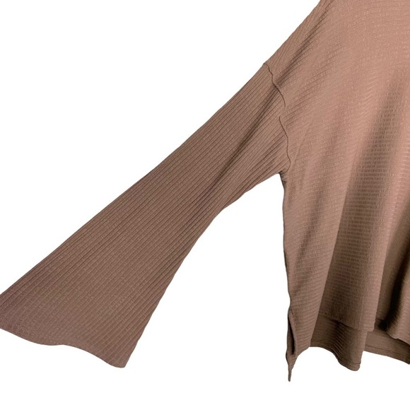 Free People Movement Cant Handle This Turtle Neck Top Sweater Large Purple - Picture 4 of 8